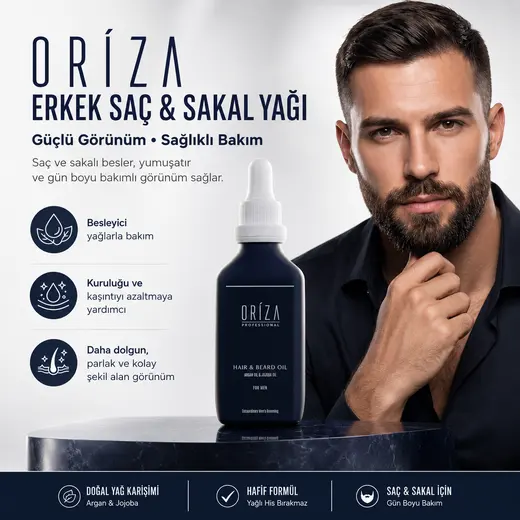 Oriza Erkek Saç & Sakal Yağı