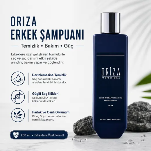 Oriza Erkek Şampuanı görsel 2