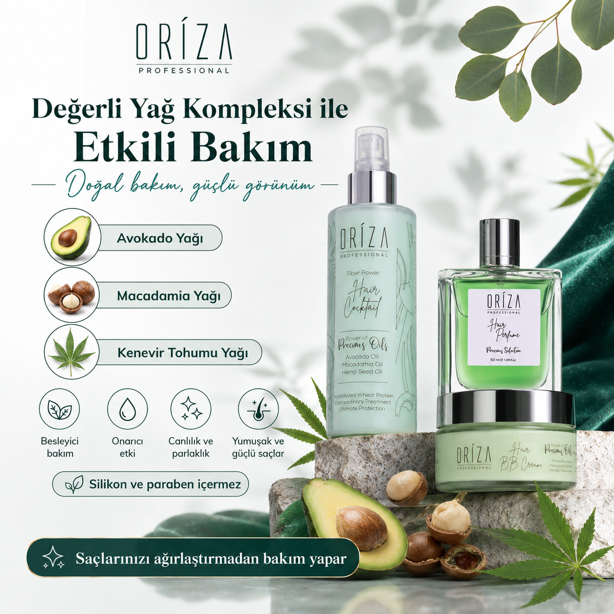 Oriza Profesyonel Saç Bakım Seti görsel