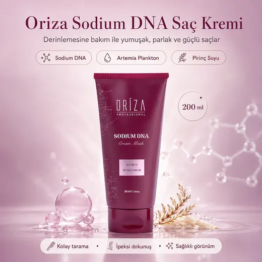 Oriza Sodium DNA Saç Kremi / Mask görsel 4