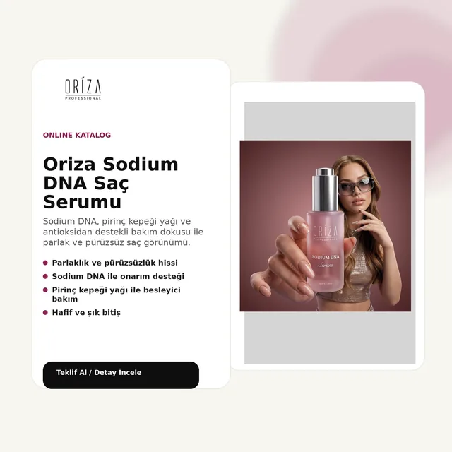 Oriza Sodium DNA Saç Serumu görsel 2
