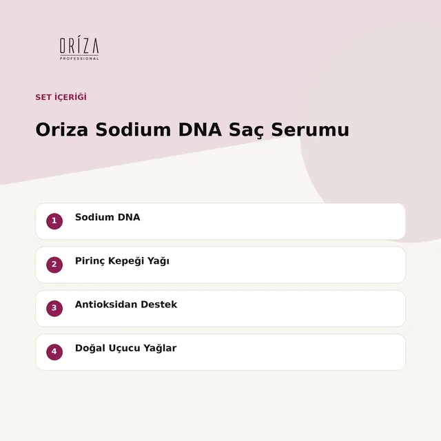 Oriza Sodium DNA Saç Serumu görsel 3
