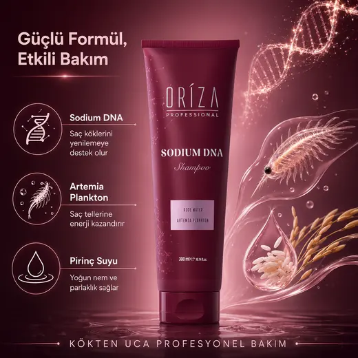 Oriza Sodium DNA Saç Şampuanı görsel 5